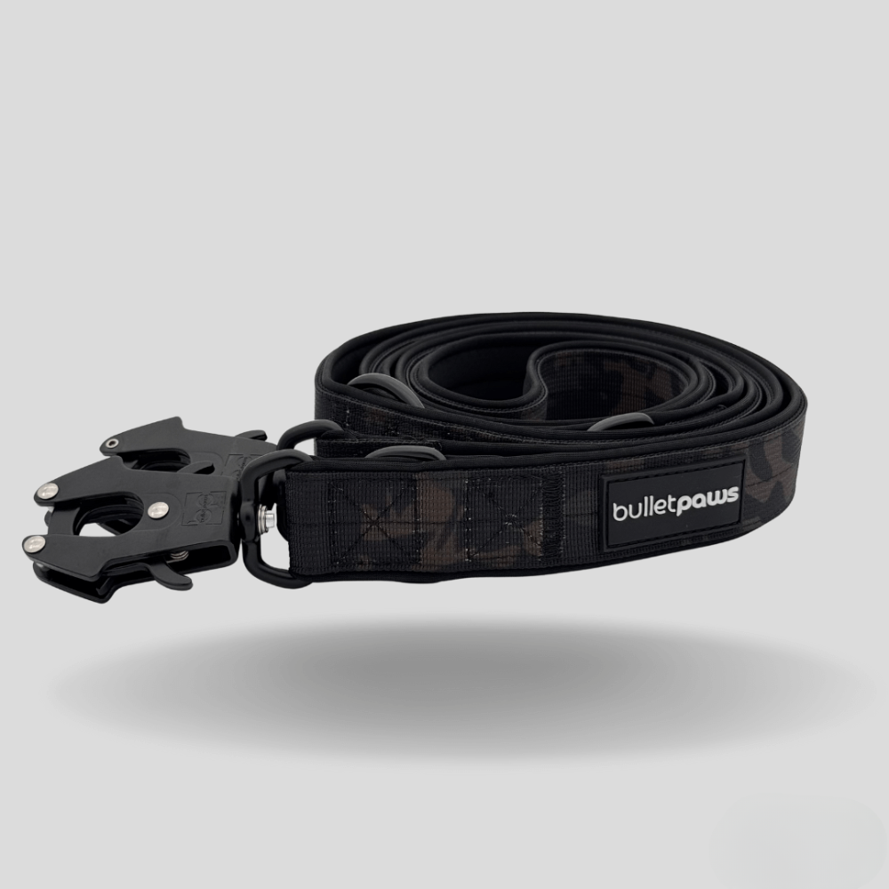 Dreifach verstellbare Hundeleine 2,2m - Camouflage - BulletPaws