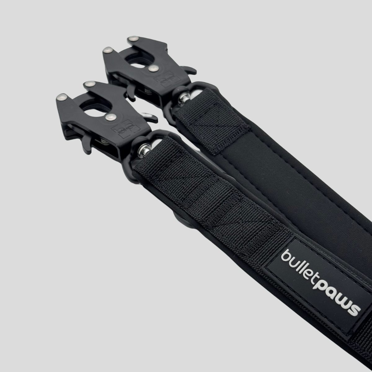 Dreifach verstellbare Hundeleine 2,2m - Schwarz - BulletPaws