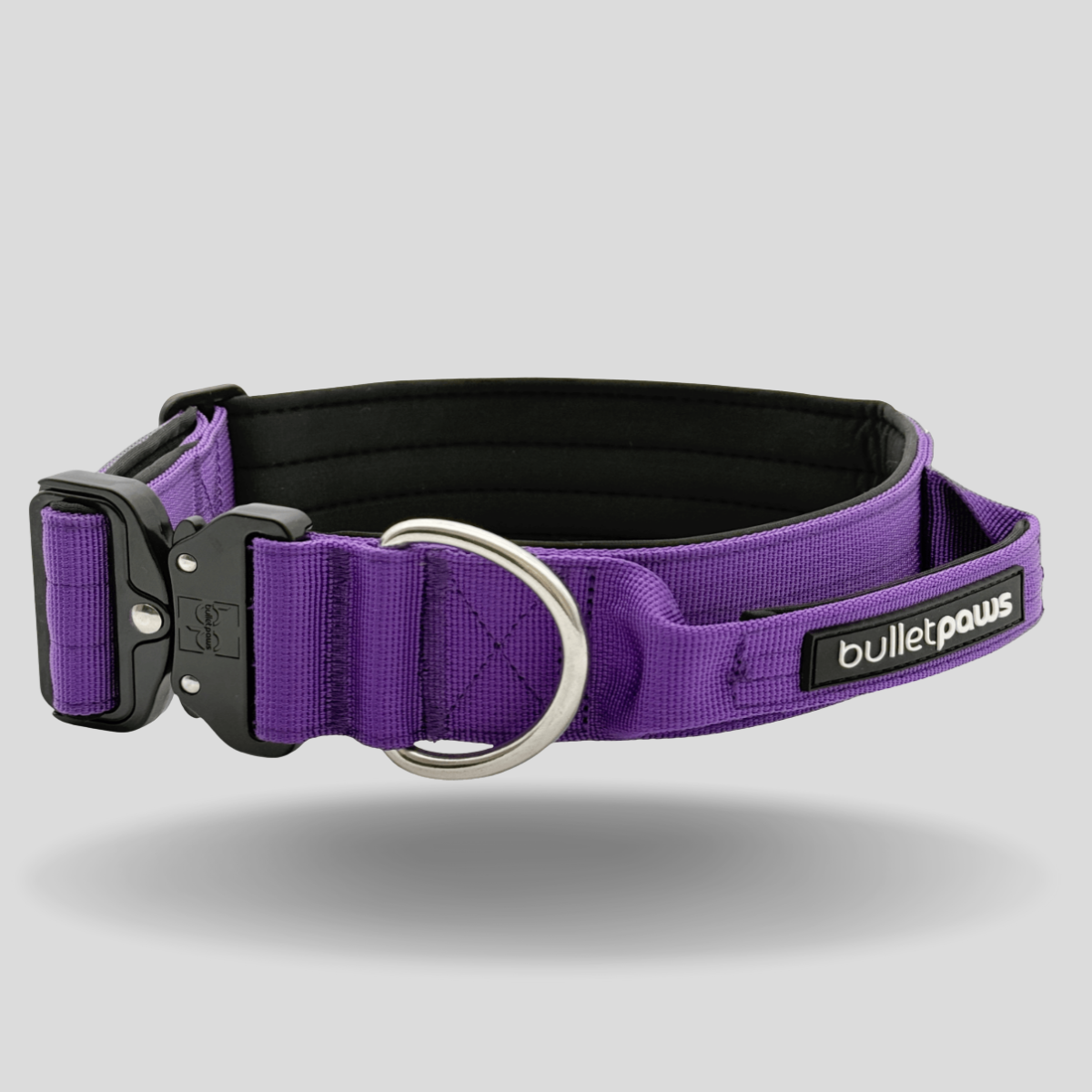 4cm Alpha Hundehalsband mit Griff - BulletPaws