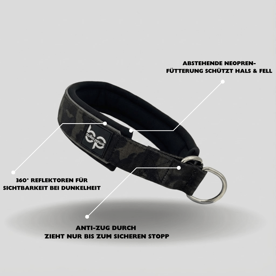 Alpha Control Zugstopp Hundehalsband - Camouflage - BulletPaws