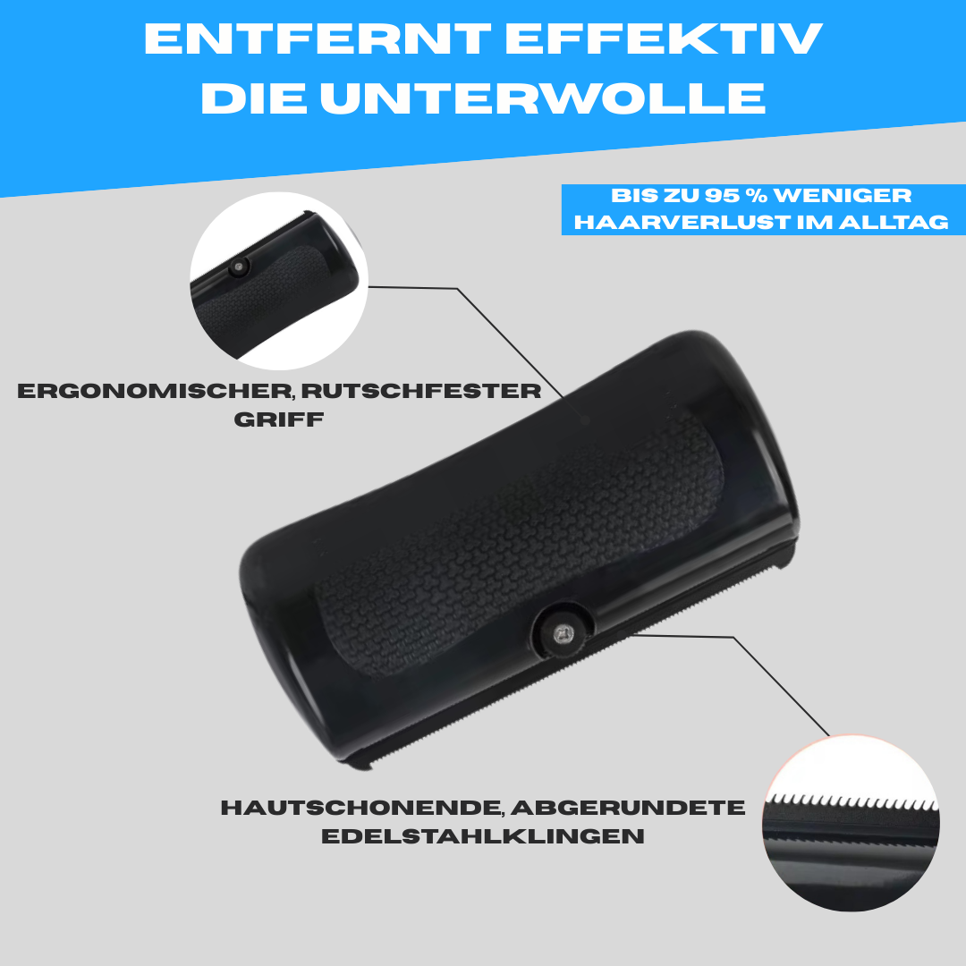 Alpha Unterfellbürste für Hunde - BulletPaws