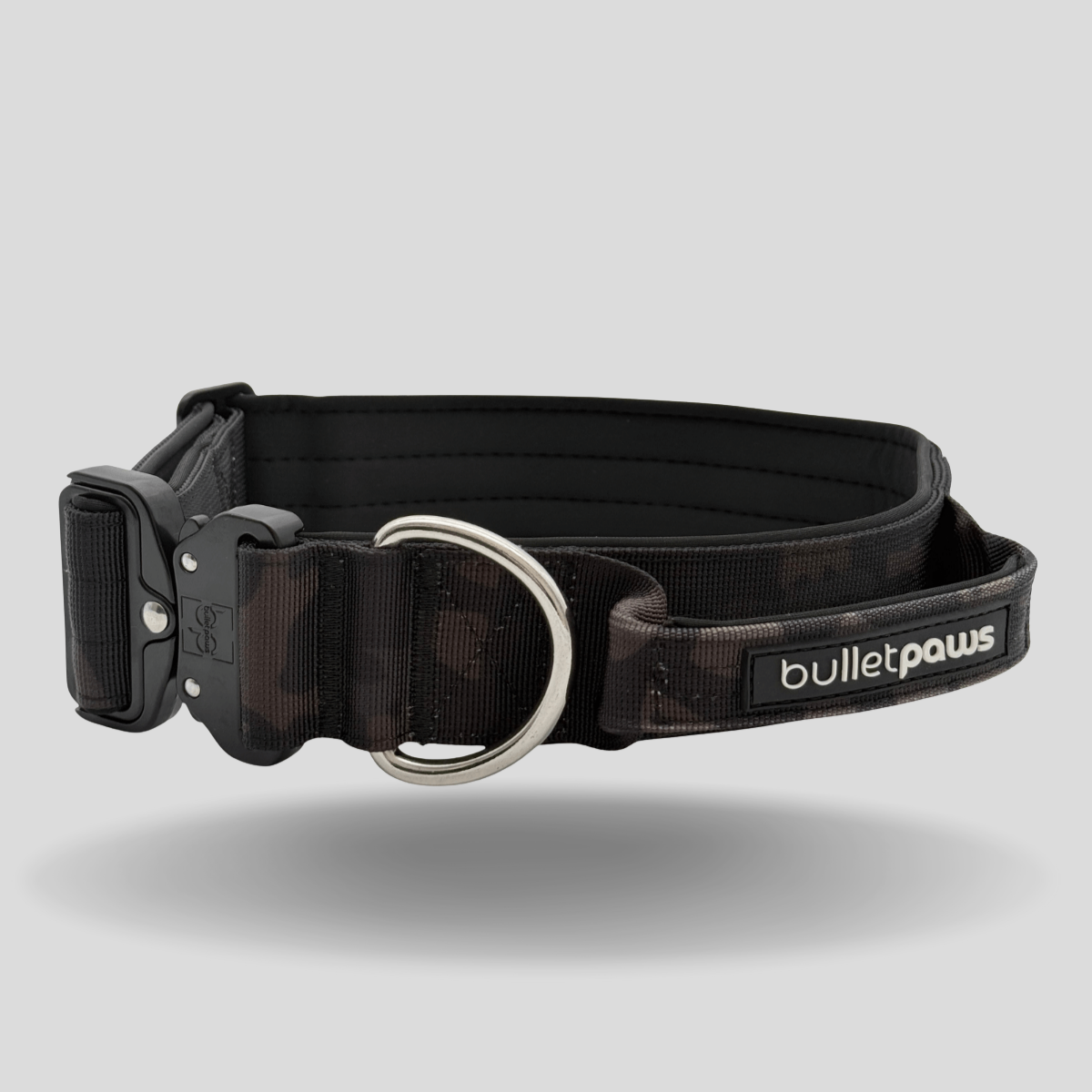 4cm Alpha Hundehalsband mit Griff - BulletPaws