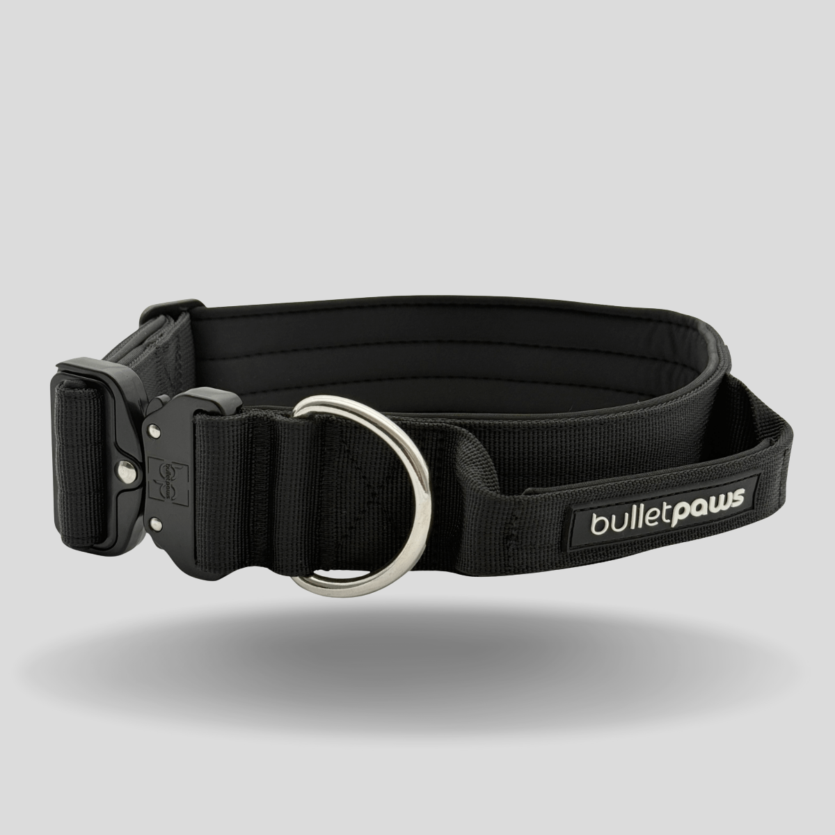 4cm Alpha Hundehalsband mit Griff - BulletPaws