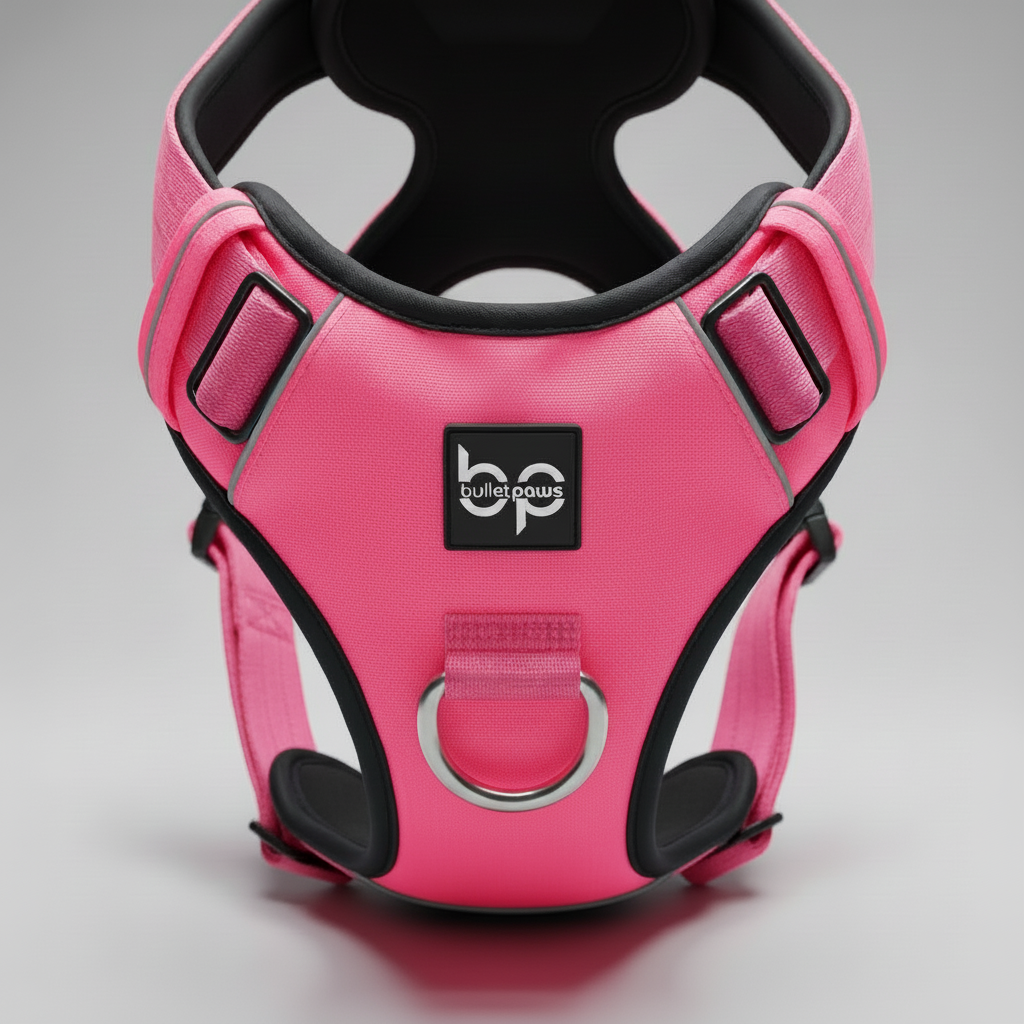 Alpha Control Hundegeschirr mit Griff - Pink - BulletPaws