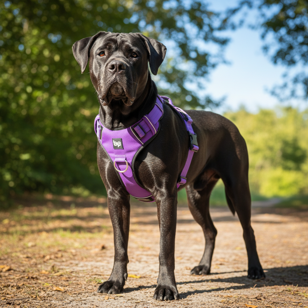 Alpha Control Hundegeschirr mit Griff - Lila - BulletPaws