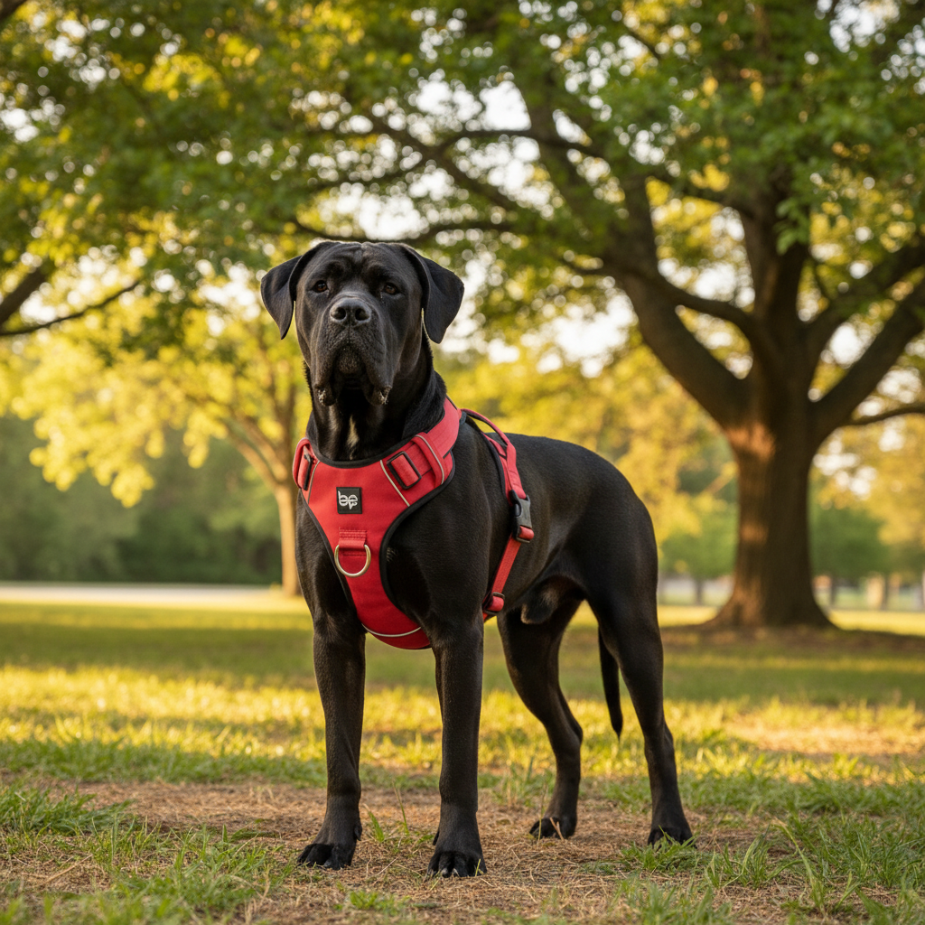Alpha Control Hundegeschirr mit Griff - Rot - BulletPaws