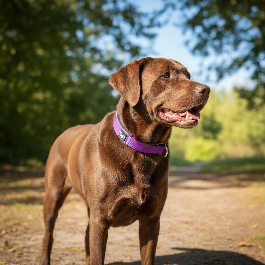 Alpha Control Zugstopp Hundehalsband - Lila - BulletPaws