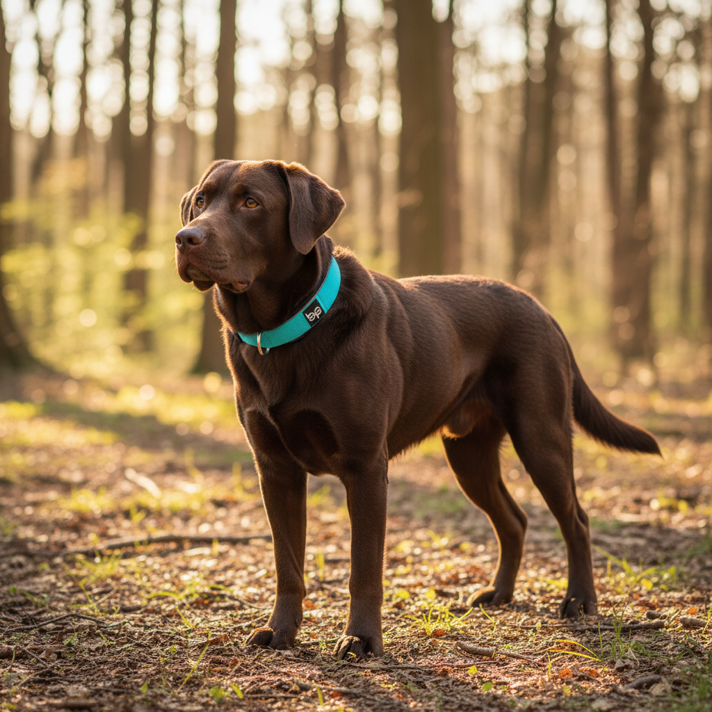 Alpha Control Zugstopp Hundehalsband - Babyblau - BulletPaws