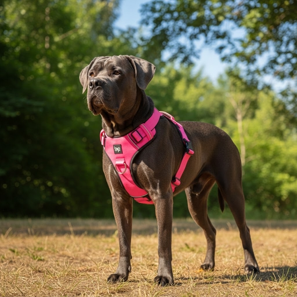 Alpha Control Hundegeschirr mit Griff - Pink - BulletPaws